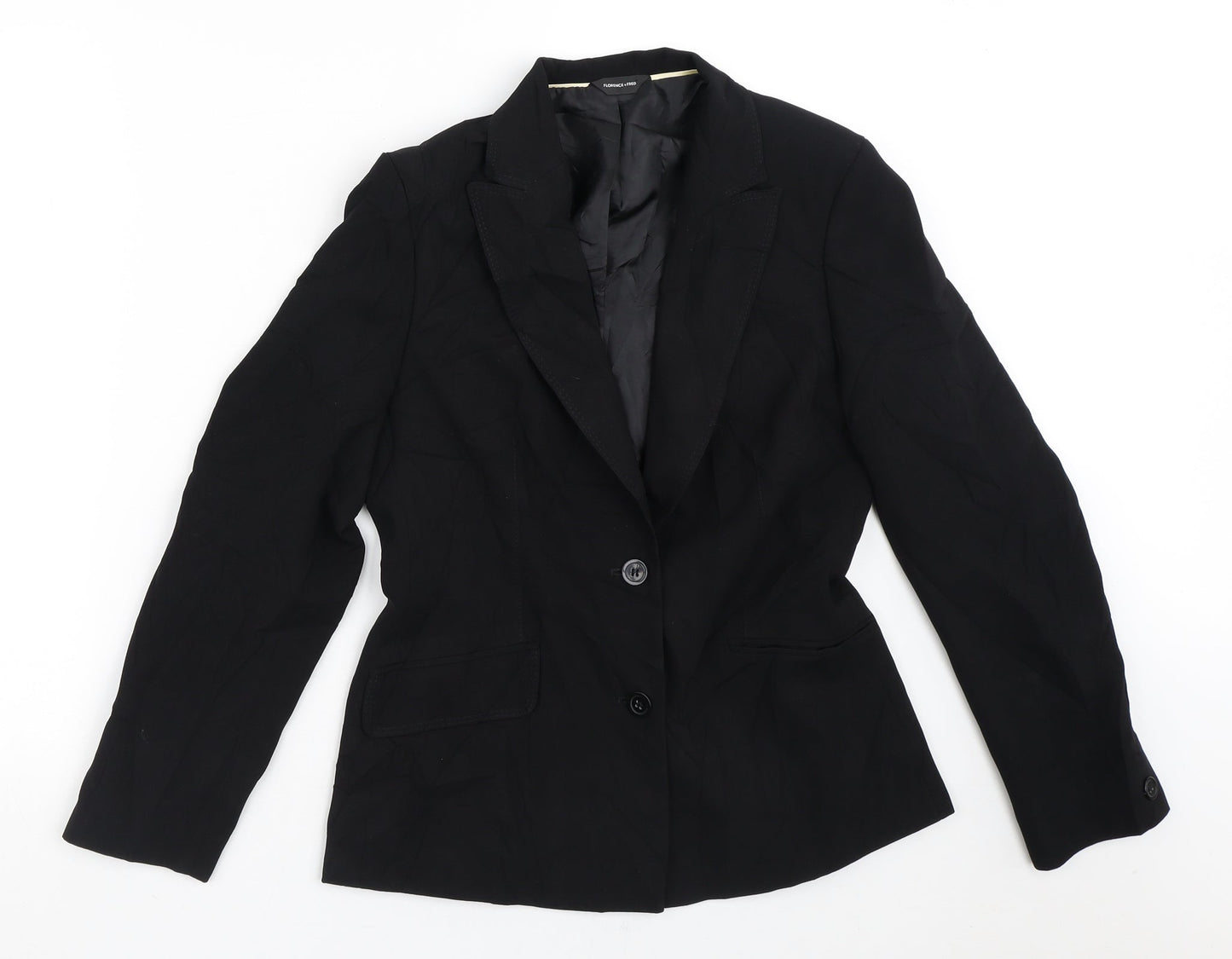 Florence & Fred Womens Black   Jacket Blazer Size 10