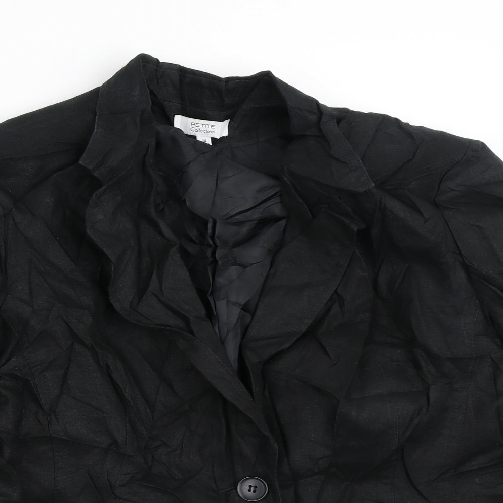 Debenhams Womens Black   Jacket Blazer Size 14