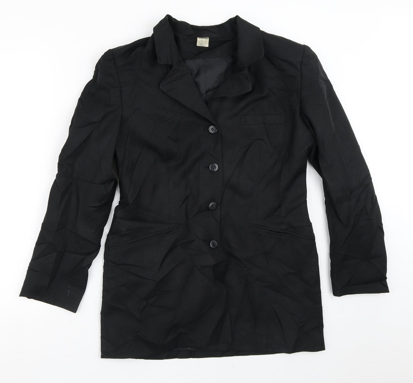 Preworn Womens Black   Jacket Blazer Size 12
