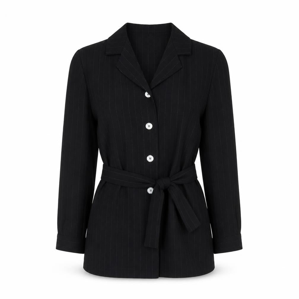 Anne Brooks Womens Black   Jacket  Size 12  Button