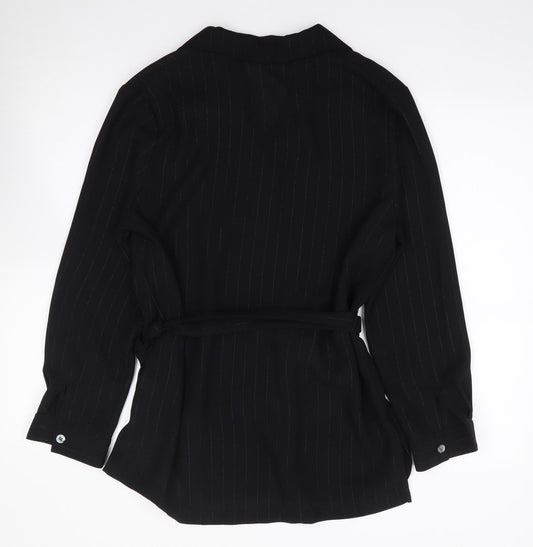 Anne Brooks Womens Black   Jacket  Size 12  Button