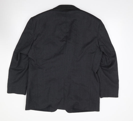 Ciro Citterio Mens Grey  Viscose Jacket Suit Jacket Size 42