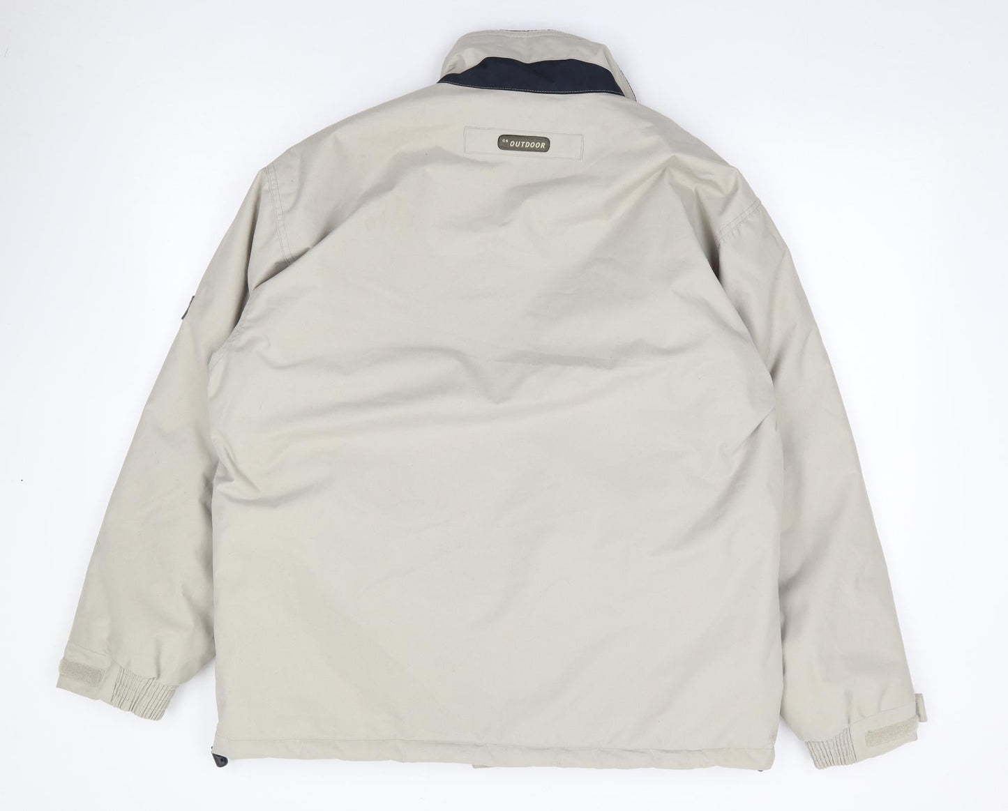 Cedarwood State Mens Beige   Rain Coat Coat Size M  Zip