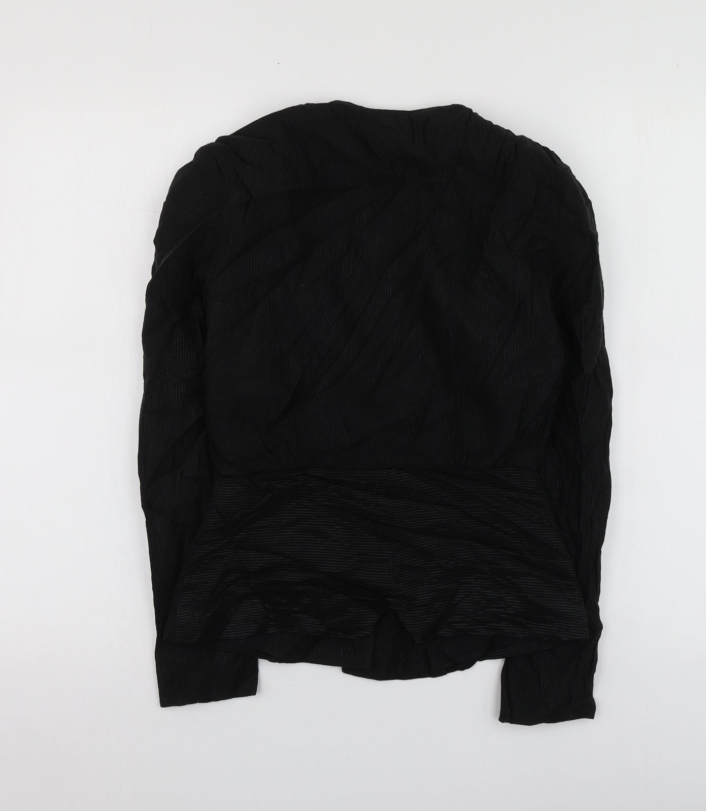 Wallis  Womens Black  Acrylic Jacket Suit Jacket Size 8