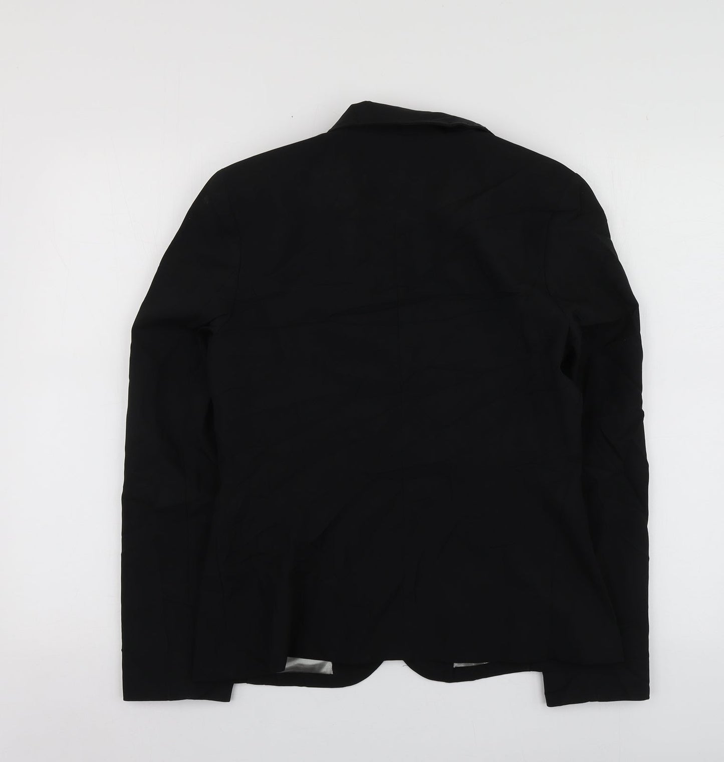 Papaya Womens Black  Polyester Jacket Suit Jacket Size 12