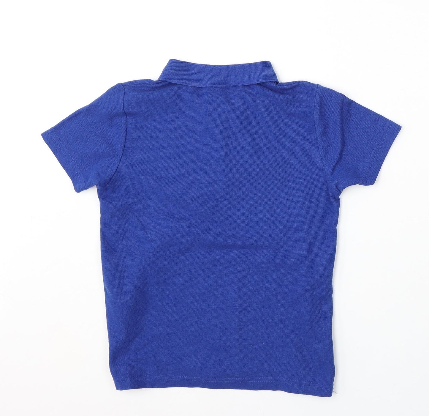 Chelsea FC Boys Blue  Polyester Basic Polo Size 8-9 Years Collared Button