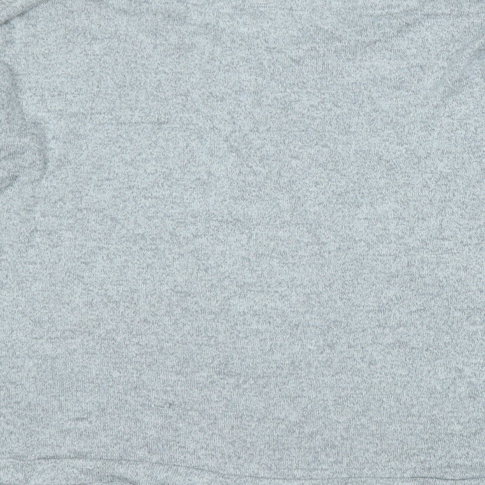 Avenue Womens Grey Round Neck  Viscose Pullover Jumper Size 12