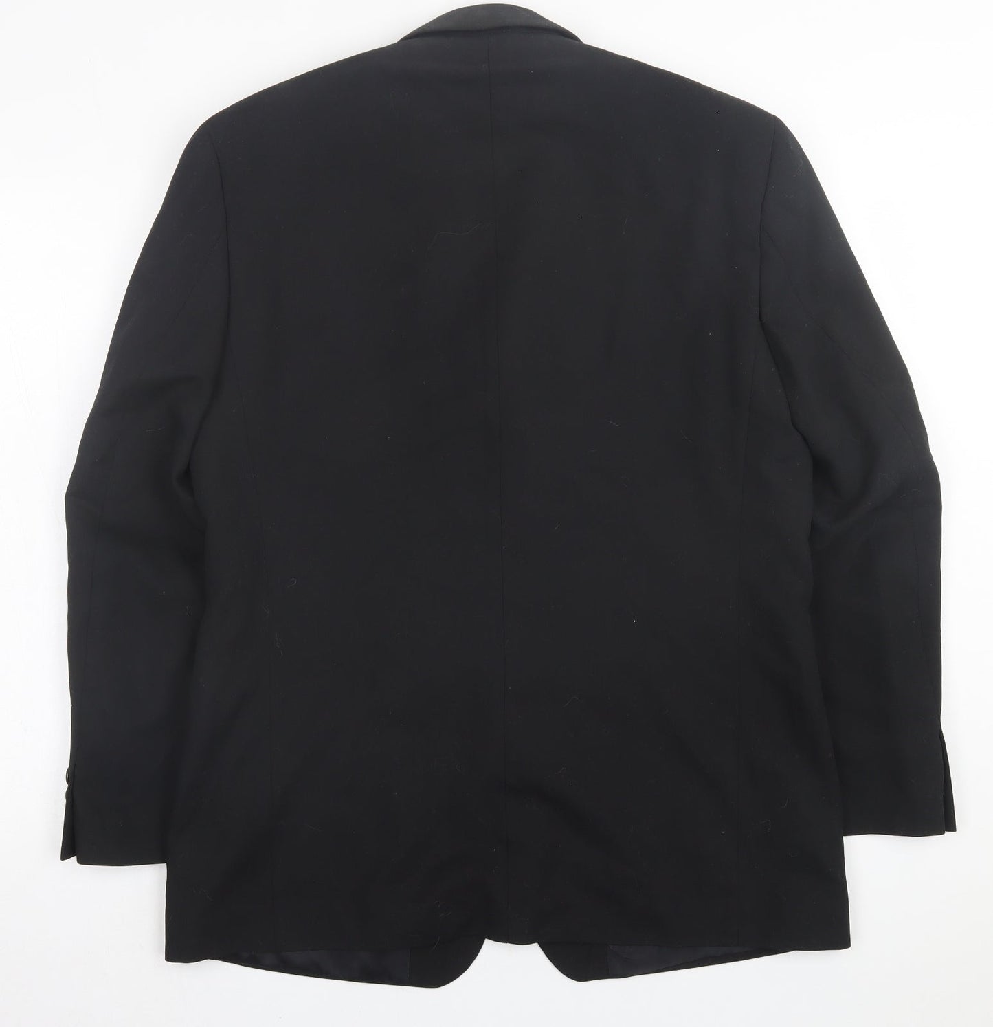 Johnathan Adams Mens Black  Polyester Jacket Suit Jacket Size 40