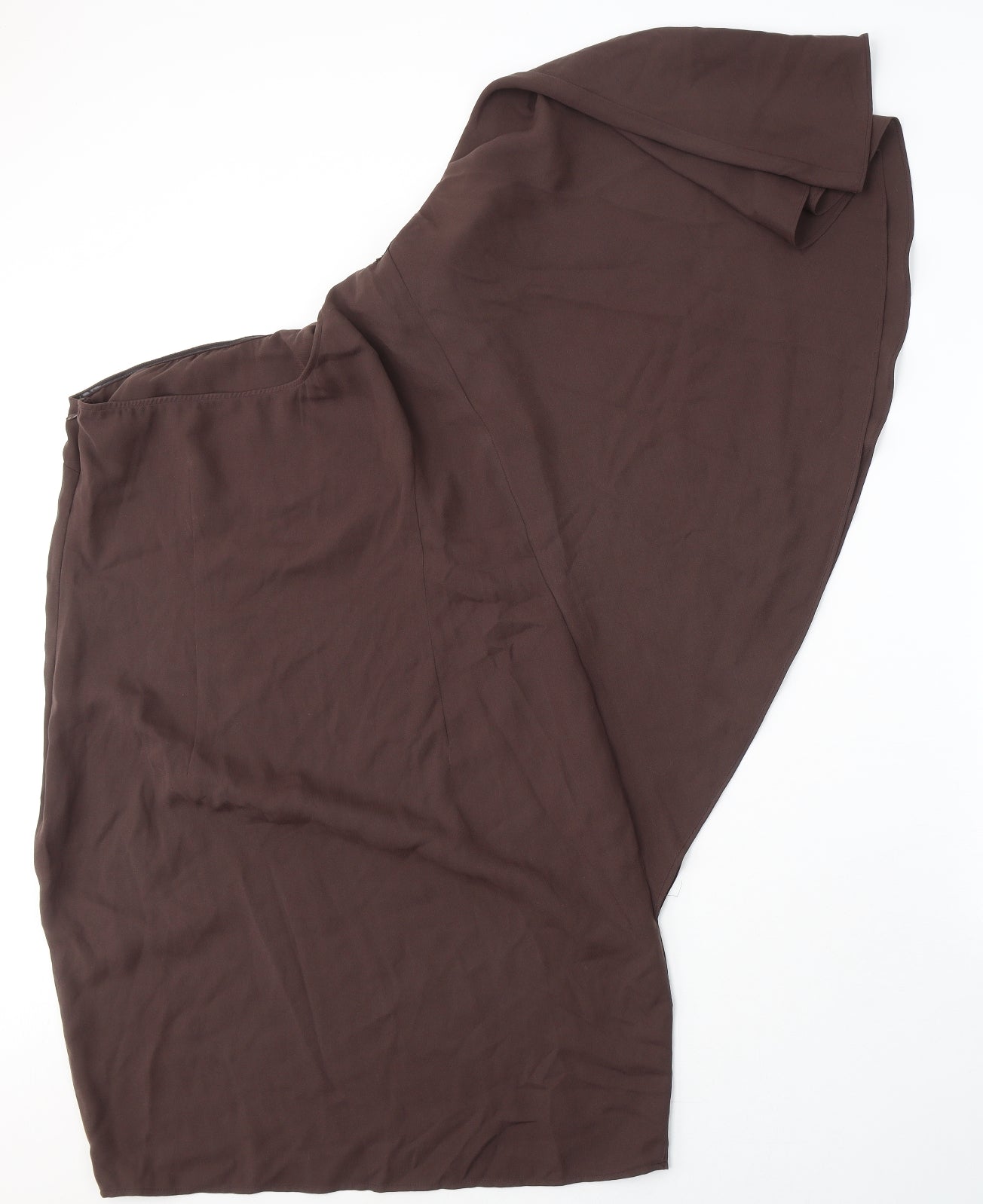 Oasis Womens Brown  Polyester Tunic Blouse Size 12 Off the Shoulder