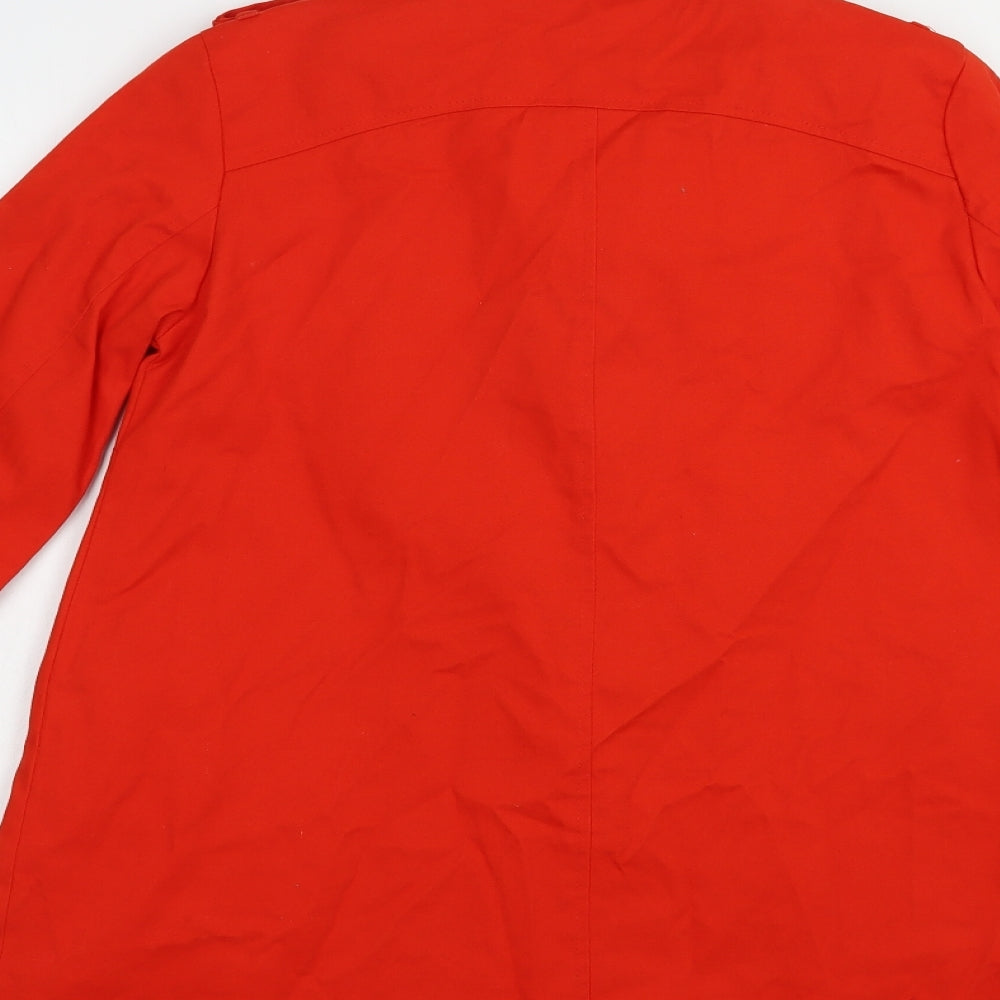La Redoute Womens Red   Pea Coat Coat Size 6  Button