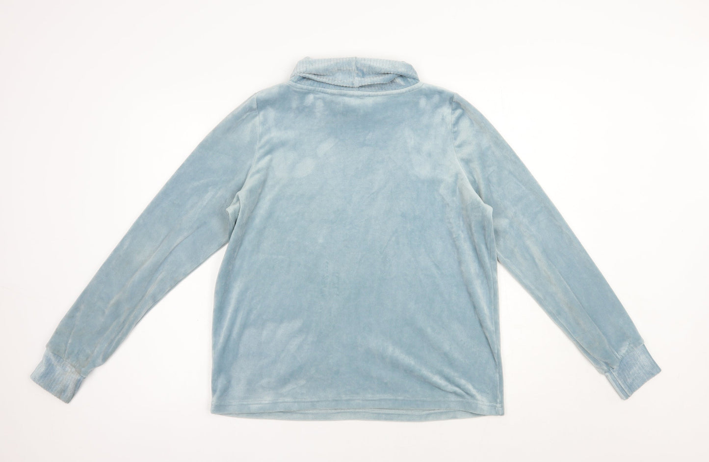 Primark Womens Blue  Polyester Top Lounge Set Size 6