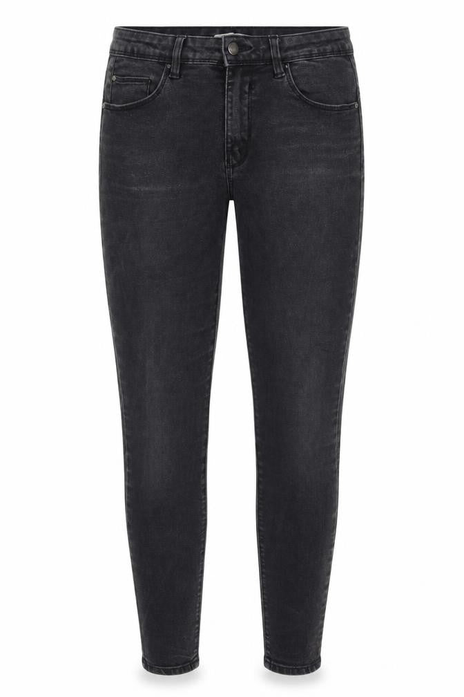 Denim & Co. Womens Grey  Cotton Skinny Jeans Size 14 L28 in Regular