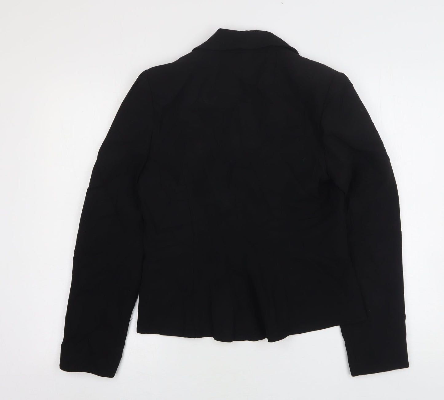 Papaya Womens Black  Polyester Jacket Suit Jacket Size 12