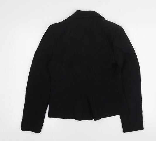 Papaya Womens Black  Polyester Jacket Suit Jacket Size 12