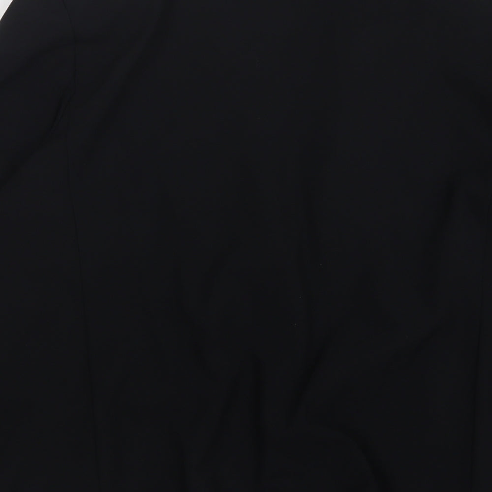 Marks and Spencer Womens Blue  Polyester Jacket Blazer Size 16