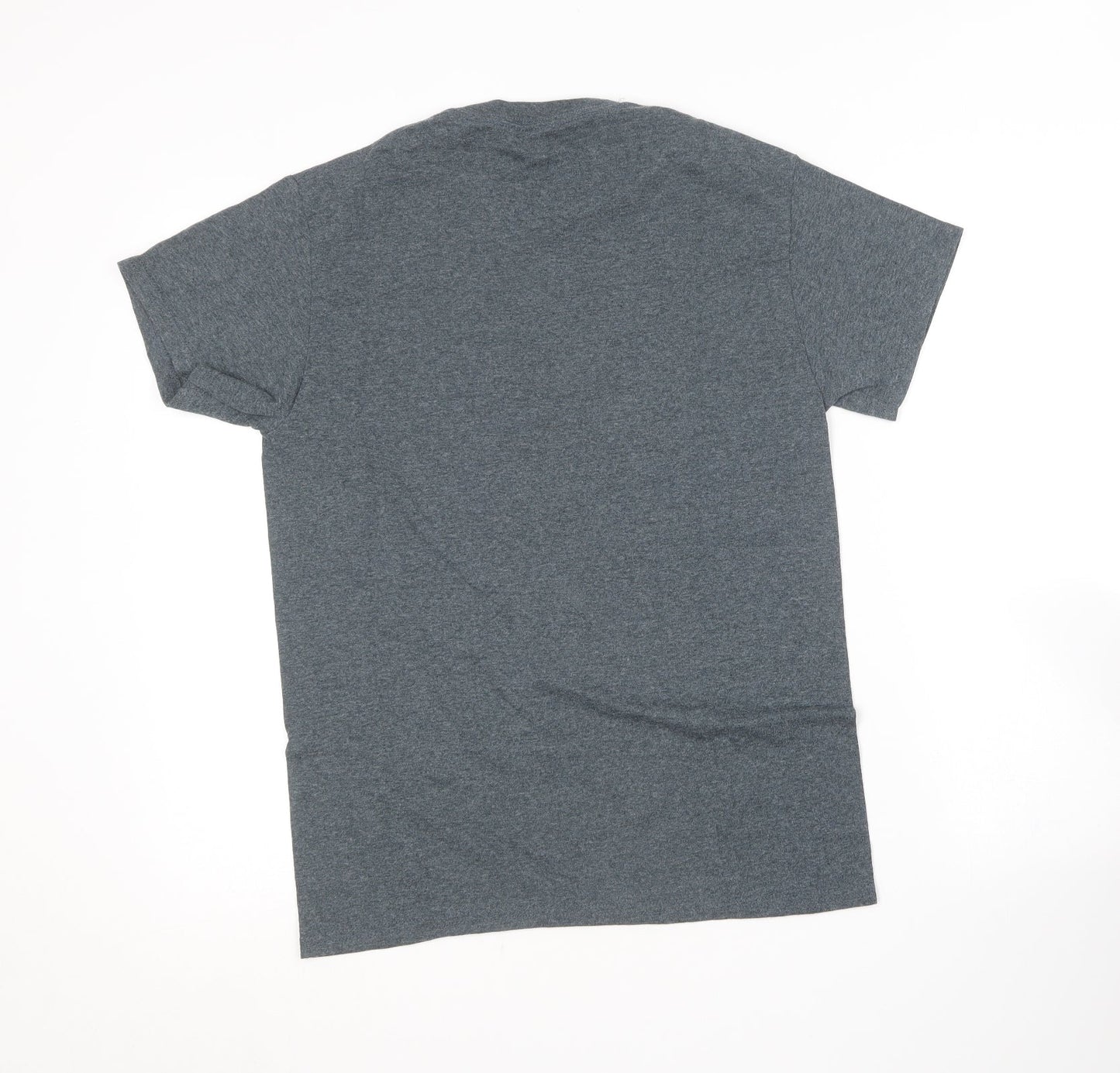 Gildan Mens Blue  Cotton  T-Shirt Size S Round Neck  - Canada