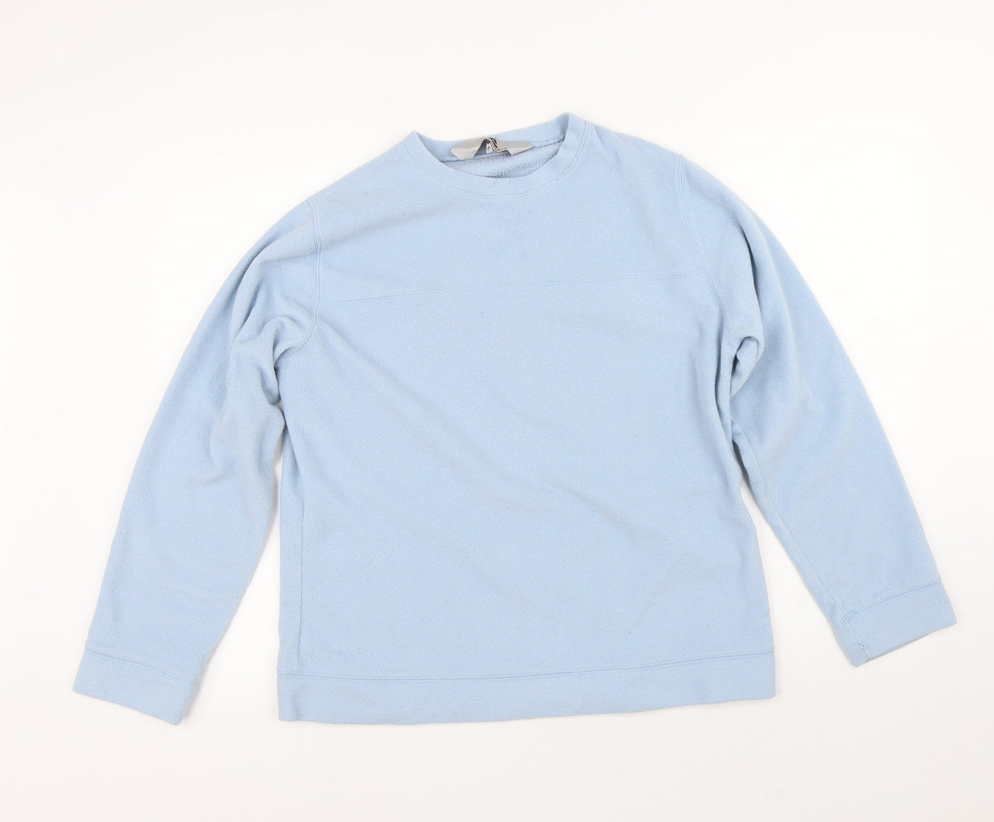 One Valley Womens Blue  Polyester Pullover Sweatshirt Size L
