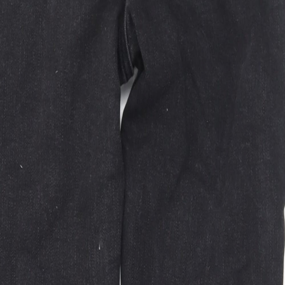 George Womens Black  Cotton Skinny Jeans Size 12 L29 in Regular Button