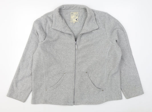 M&Co Womens Grey   Jacket  Size 20  Zip