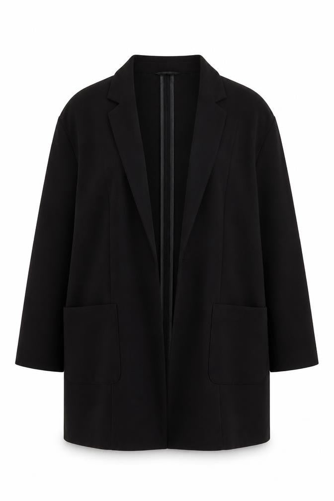 Womens UK Size S  Anthology Black Polyester Blazer