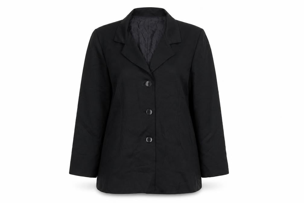 Willow Ridge Womens Black  Polyester Jacket Suit Jacket Size 8