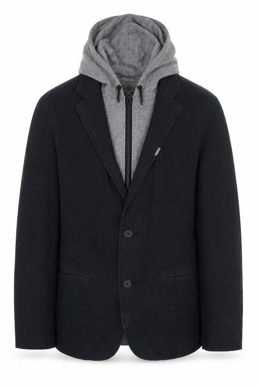 Next Mens Blue Striped  Jacket  Size L