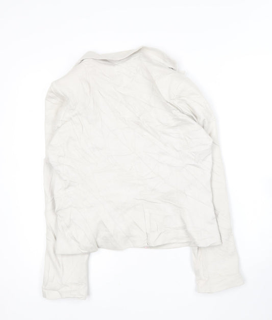 Pimkie Womens Ivory   Jacket Blazer Size L