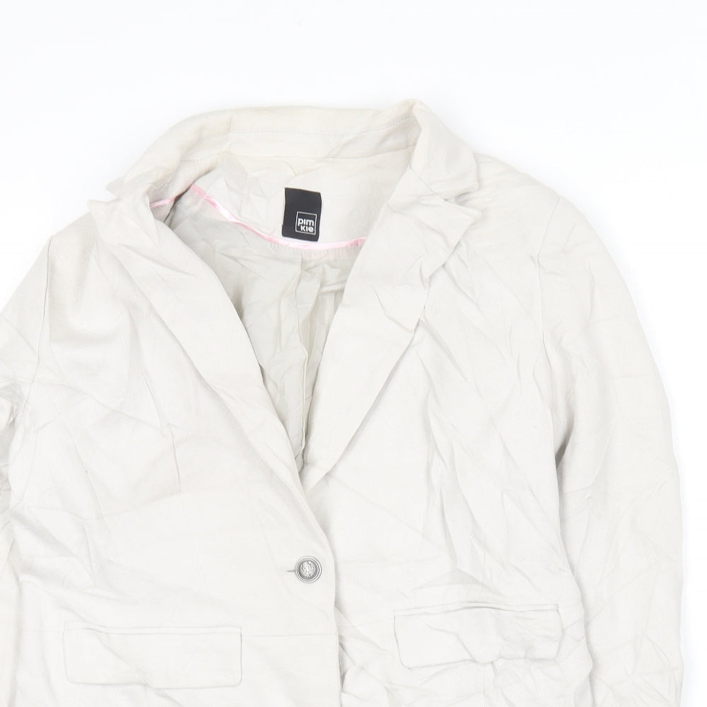 Pimkie Womens Ivory   Jacket Blazer Size L