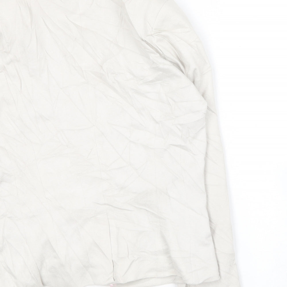 Pimkie Womens Ivory   Jacket Blazer Size L