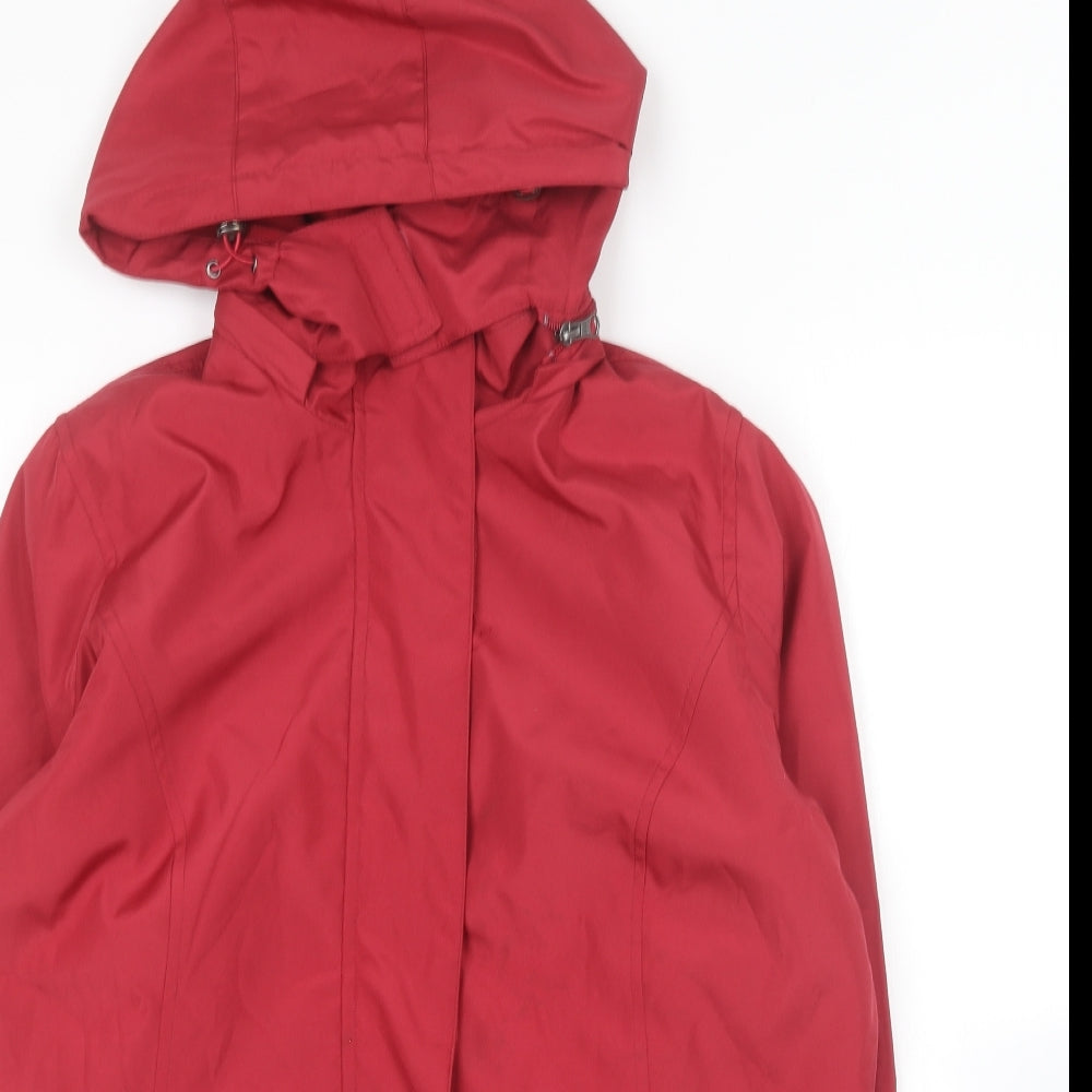 Bonmarché Womens Red   Rain Coat Coat Size S
