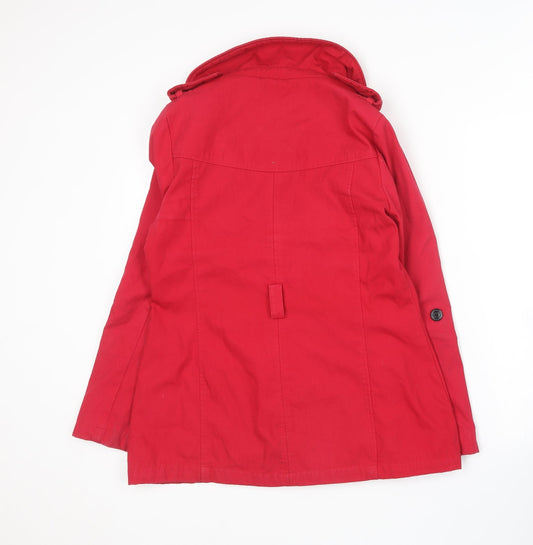 New Look  Womens Red   Overcoat Coat Size 14