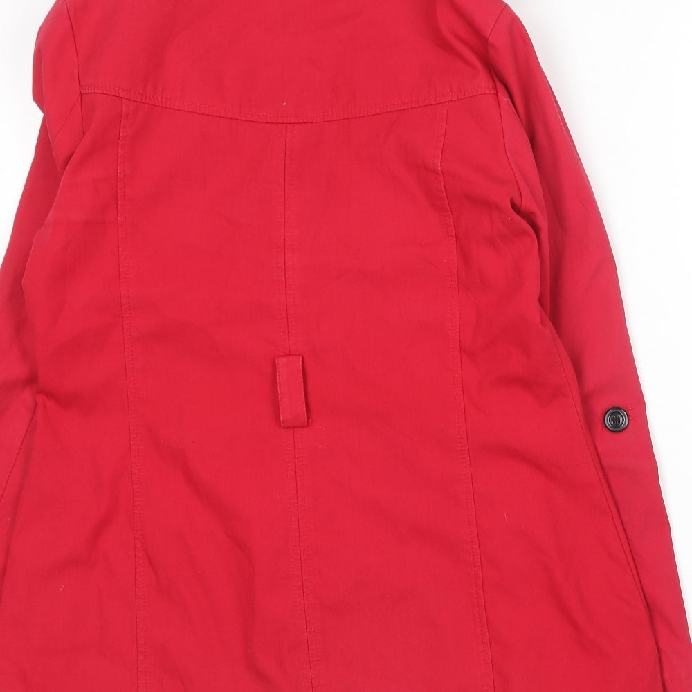 New Look  Womens Red   Overcoat Coat Size 14
