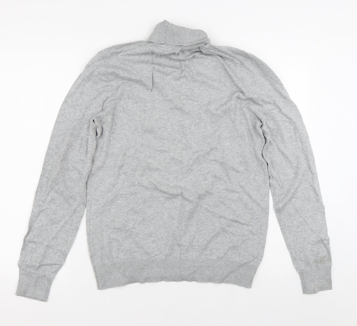 Preworn Mens Grey  Polyester Pullover Sweatshirt Size S