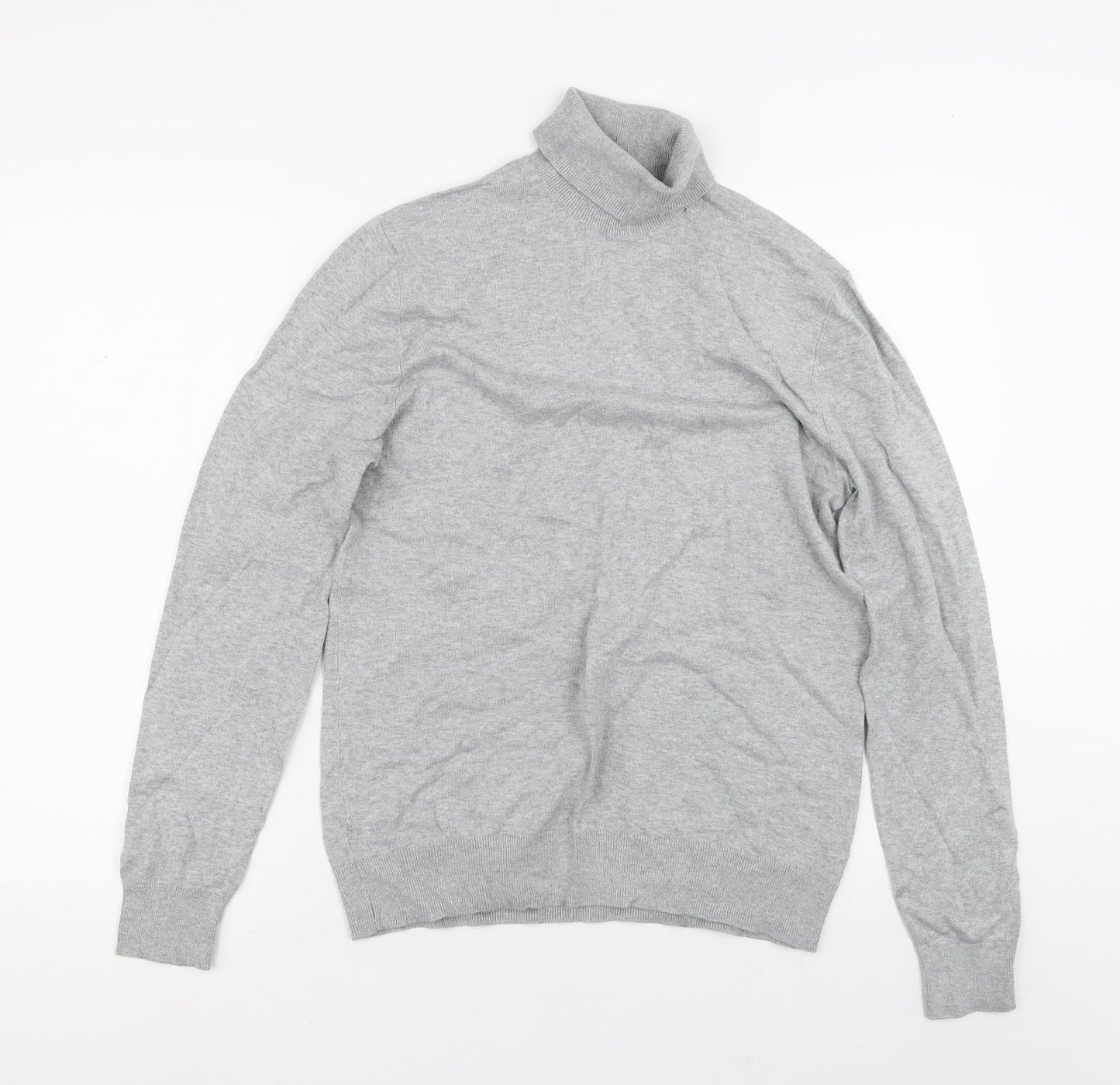 Preworn Mens Grey  Polyester Pullover Sweatshirt Size S