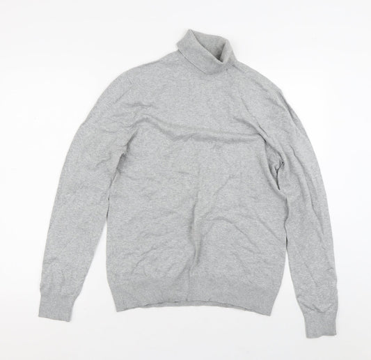 Preworn Mens Grey  Polyester Pullover Sweatshirt Size S