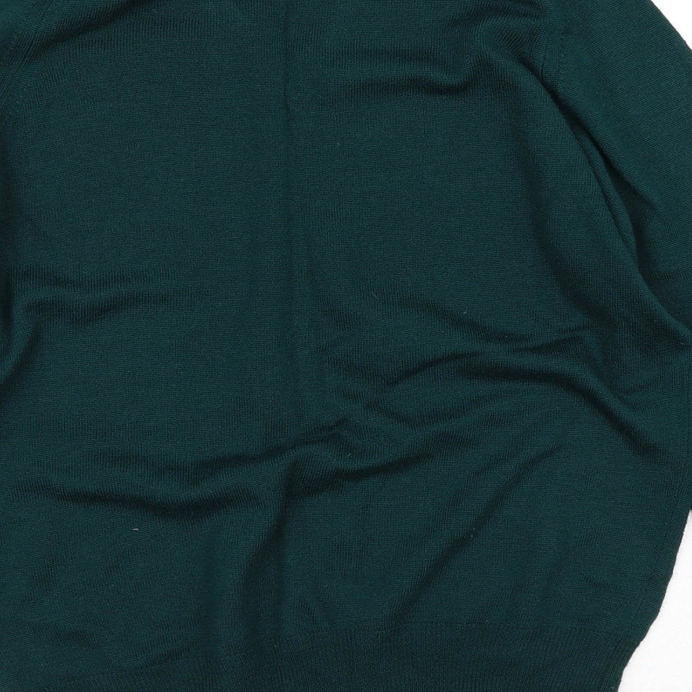Preworn Mens Green  Polyester Pullover Sweatshirt Size S