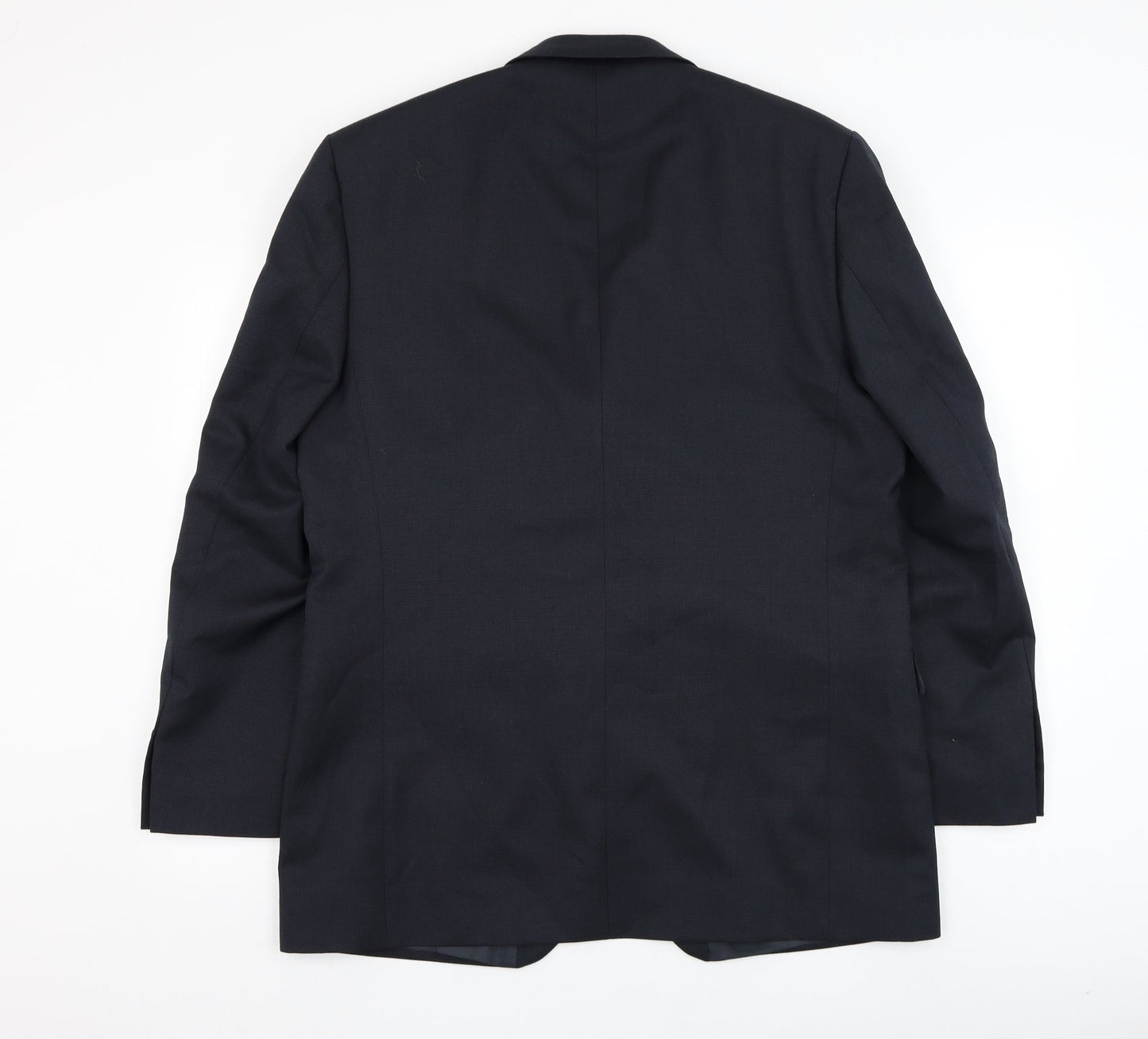 Burton Mens Blue  Polyester Jacket Suit Jacket Size 42
