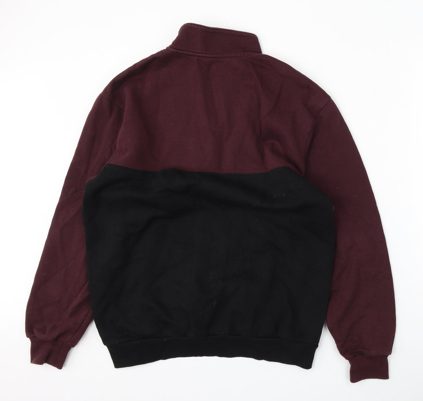 Divided by H&M Mens Red  Cotton Pullover Sweatshirt Size M