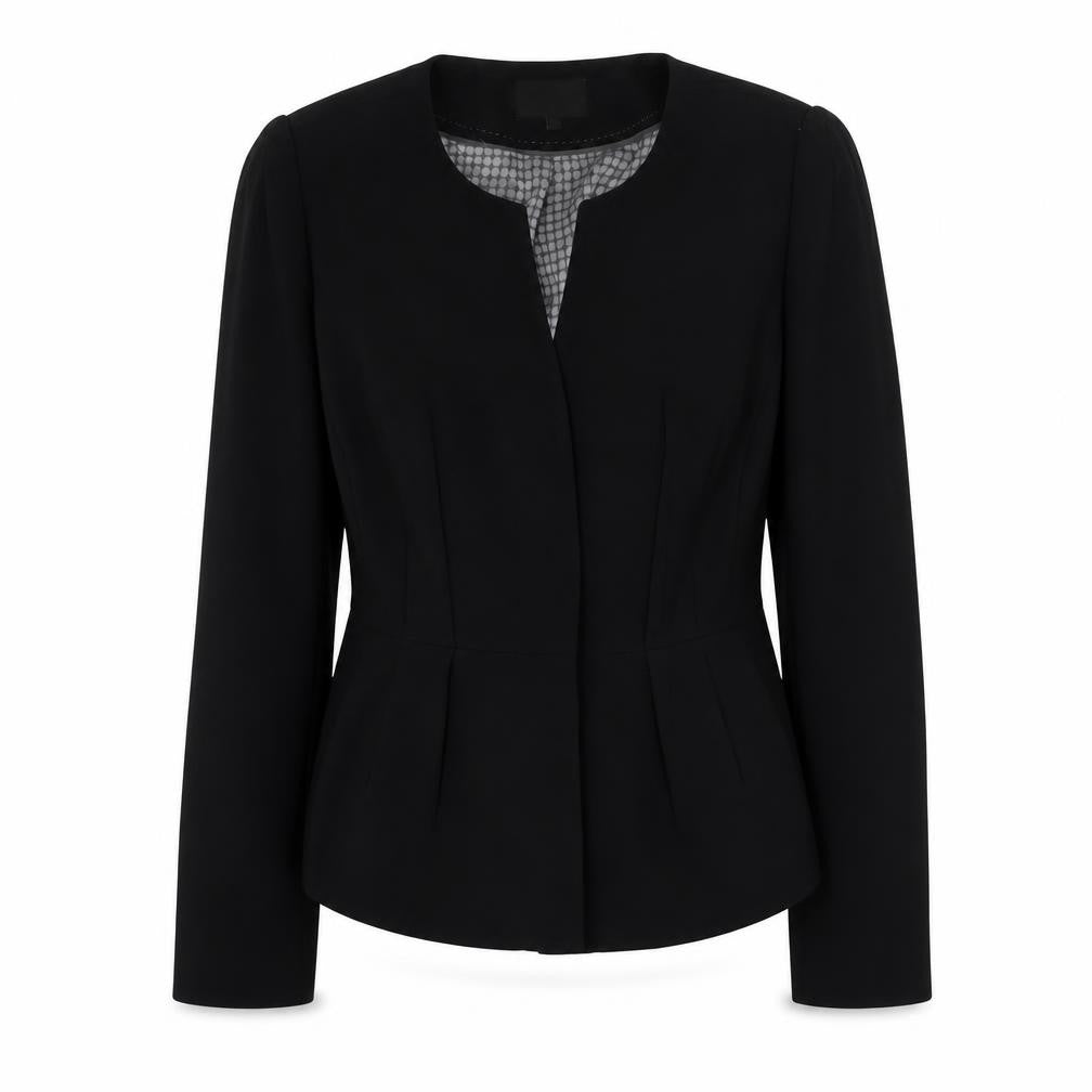 NEXT Womens Black  Polyester Jacket Suit Jacket Size 8