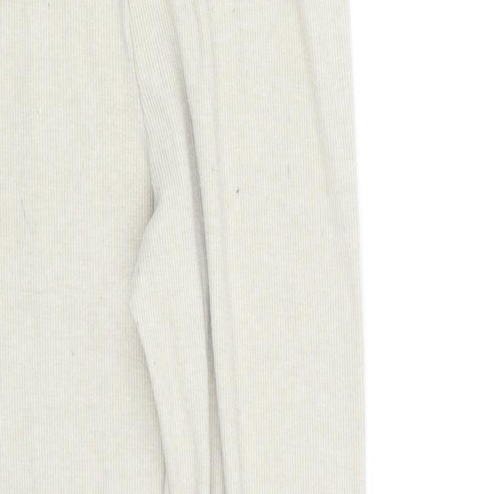 Matalan Girls Beige  Polyester Jegging Trousers Size 10 Years  Regular