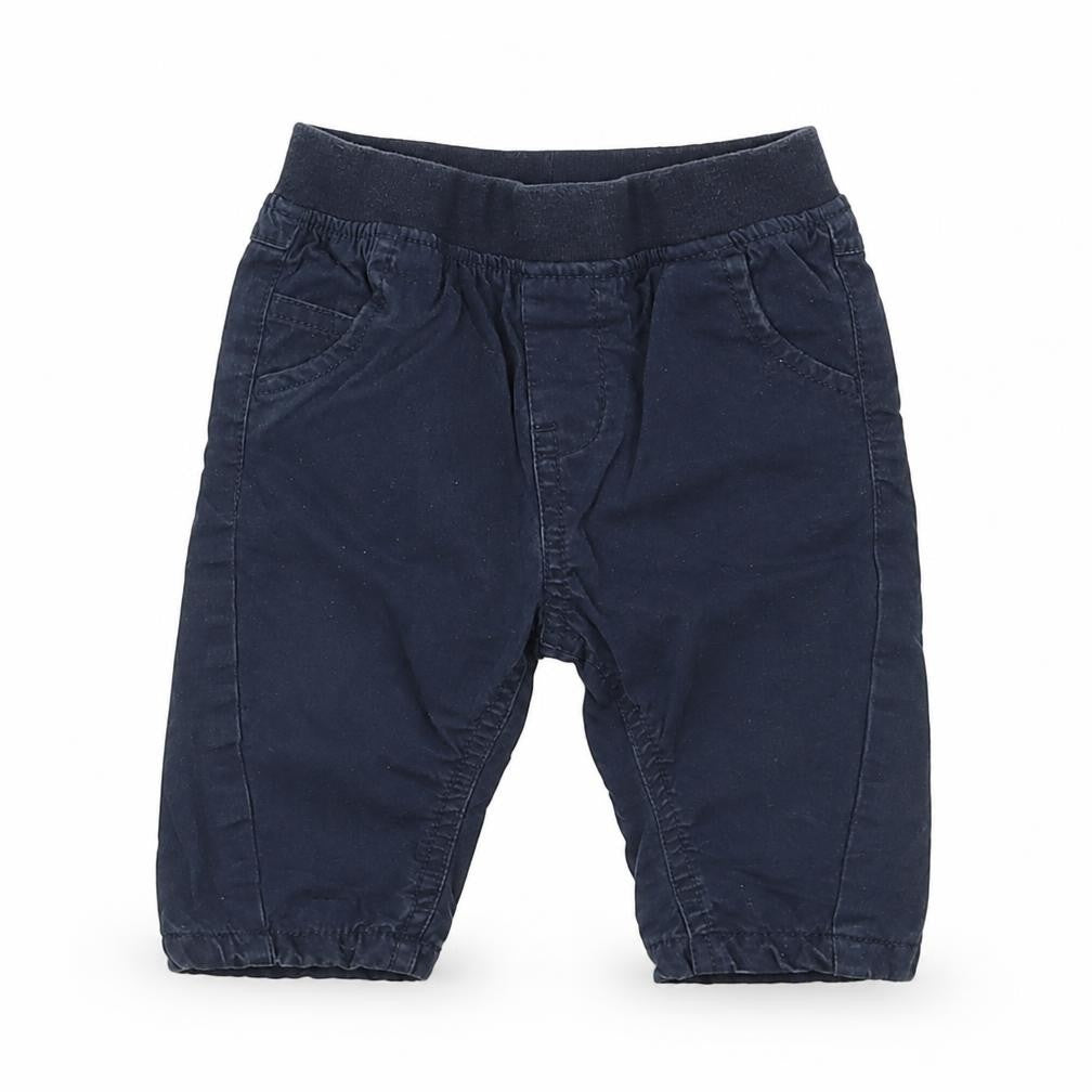 NEXT Boys Blue  Cotton Cargo Trousers Size 3-6 Months