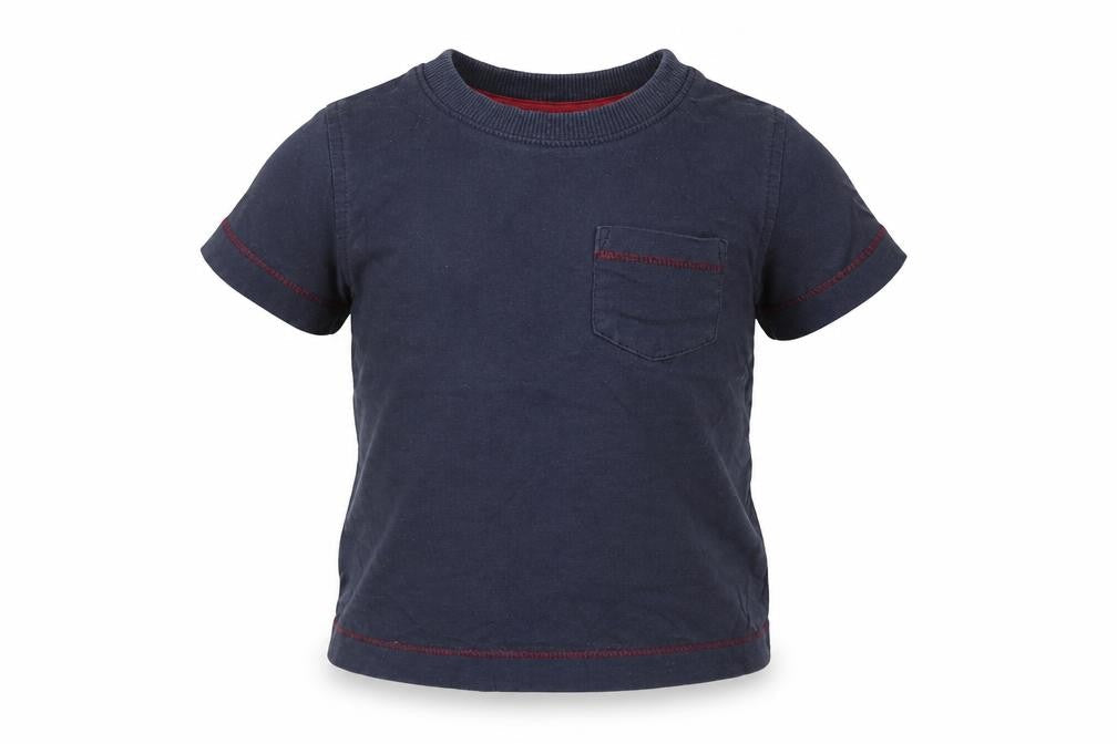 NEXT Boys Blue  Cotton Basic T-Shirt Size 3-6 Months Crew Neck