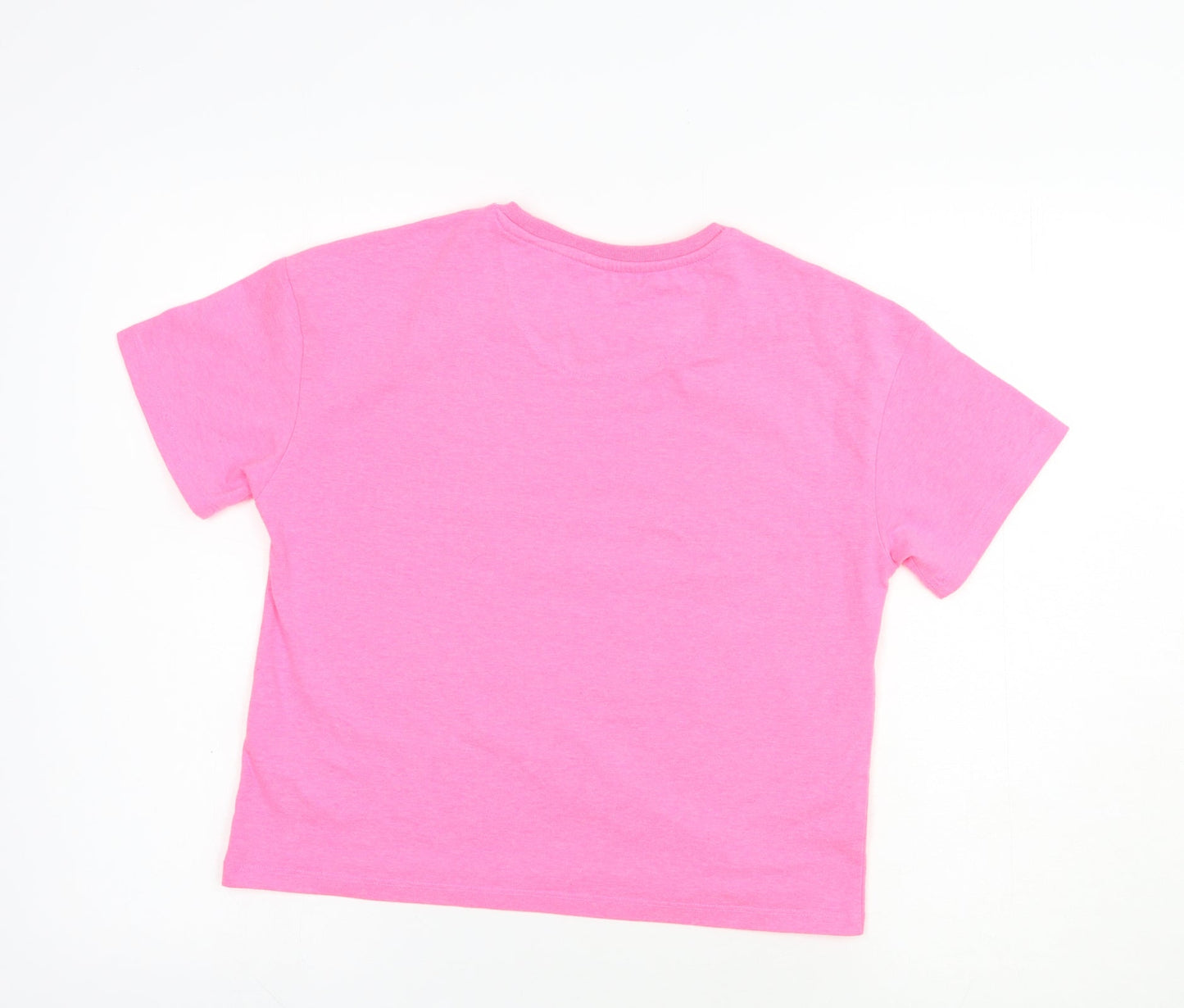 NEXT Girls Pink  Polyester Pullover T-Shirt Size 9 Years Crew Neck Pullover - Unicorn