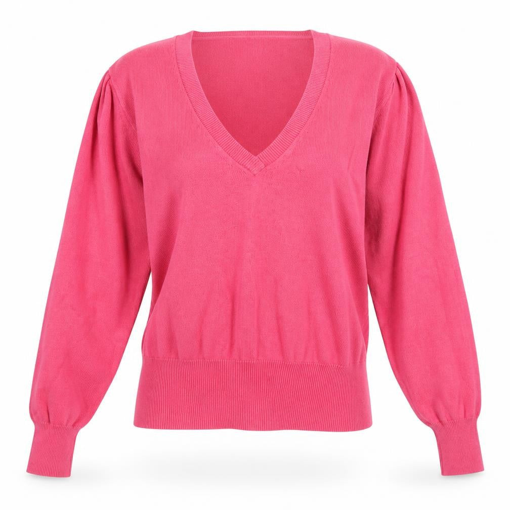 Womens UK XL Regular Austen Reed Pink Pullover Tight-Knit