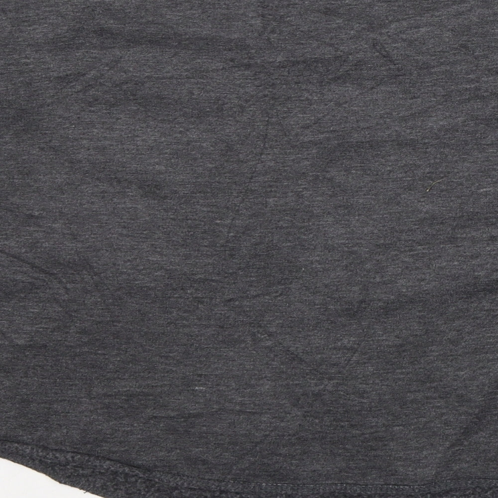 qbuk Womens Grey  Polyester Pullover Sweatshirt Size M  Pullover - triangle