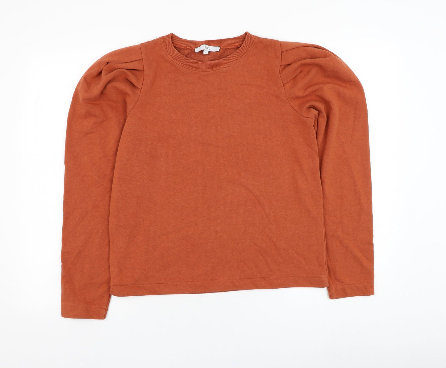 NEXT Womens Orange  Cotton Pullover Sweatshirt Size XS  Pullover