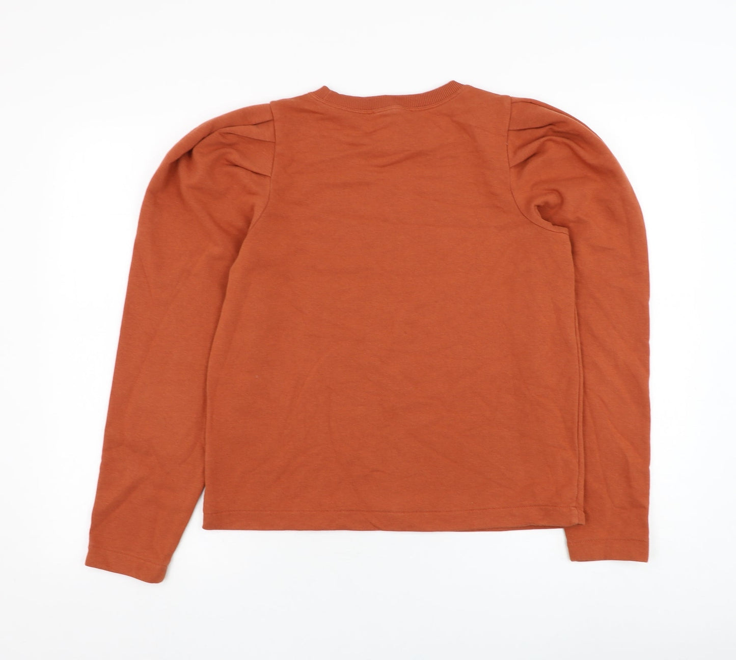 NEXT Womens Orange  Cotton Pullover Sweatshirt Size XS  Pullover