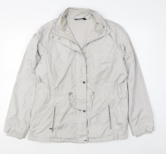 Dunnes Stores Womens Grey   Jacket  Size 14  Zip