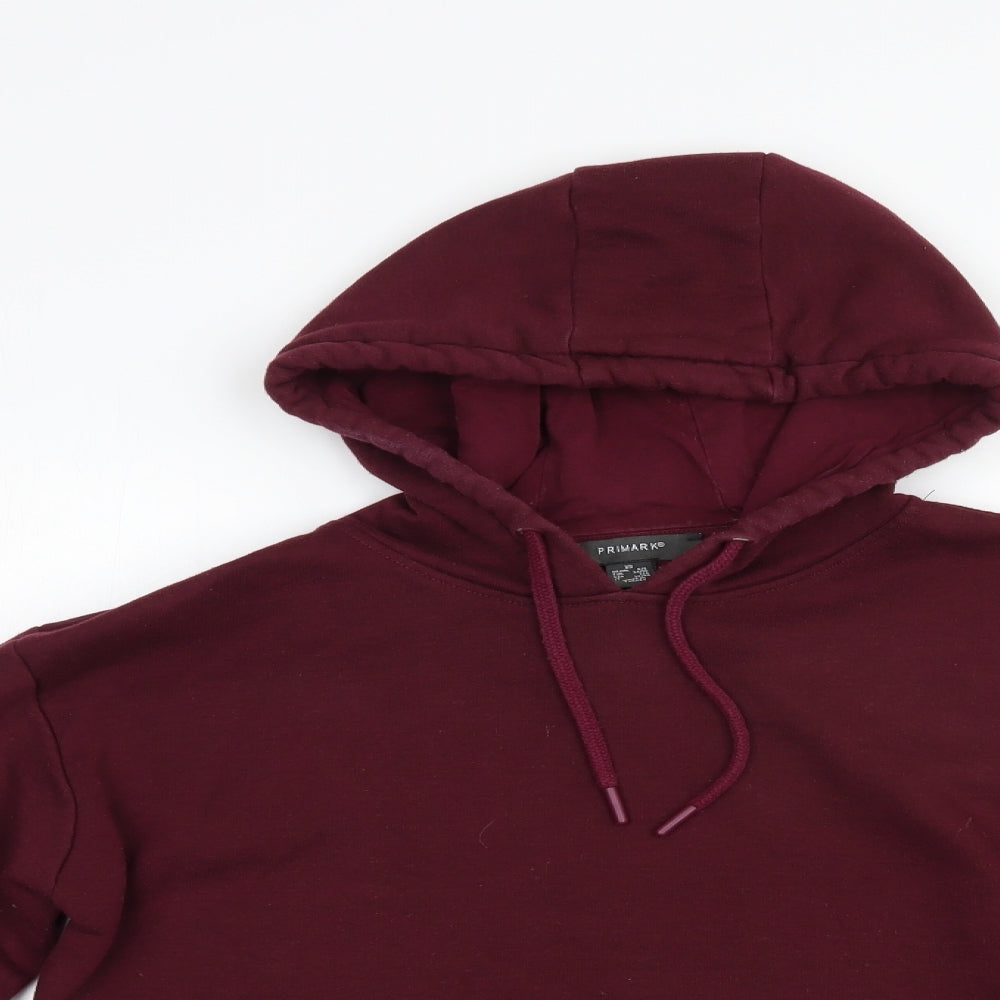 Primark Womens Purple  Polyester Pullover Hoodie Size 8  Pullover - Lace Detail