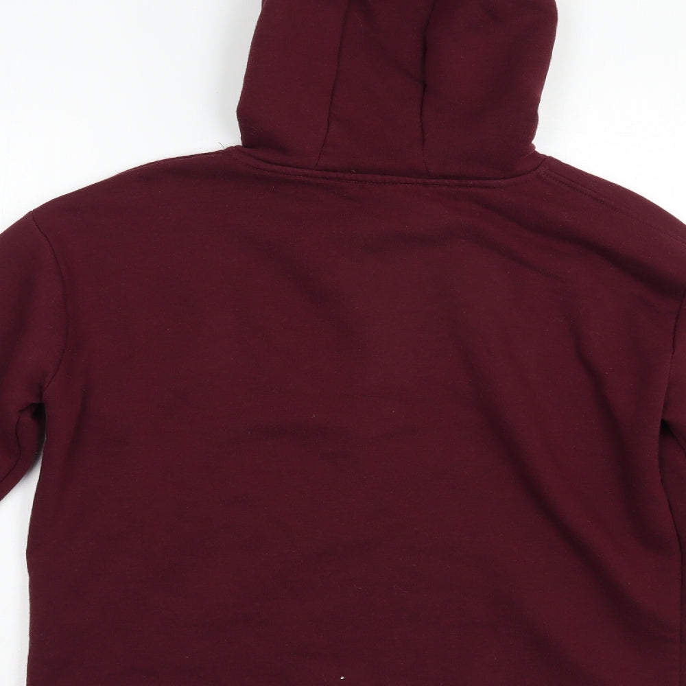 Primark Womens Purple  Polyester Pullover Hoodie Size 8  Pullover - Lace Detail